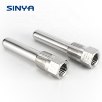 Produsen Termokopel Baja Antikarat 316SS 1/2 Inci Benang NPT Instrumen Temperatur Batang Panjang Berulir