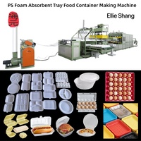 Machine de production automatique de bols, gobelets, assiettes, plateaux et boîtes en mousse jetables avec roulement pour matériaux en polystyrène PS/EPS/XPS