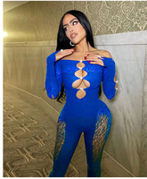 Sous-vêtements sexy pour femmes nouveau automne Sexy combinaisons sans bretelles une épaule body pour femmes une pièce évider combinaisons
