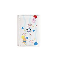 Dompet Magnetik Kecil Lucu Bermotif Permen untuk Wanita, Bahan PU, Portabel, Cocok untuk Penggunaan Sehari-hari