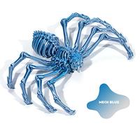 Adorno de Araña Elástica Móvil Impresa en 3D de Ácido Poliláctico, Diseño Realista, Puede Contractarse, Modelo Integrado, Artículo Coleccionable 3D 003