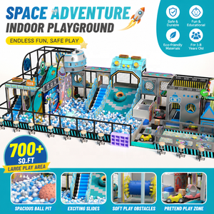Aire de jeux intérieure sur le thème personnalisé, château gonflable avec parcours d'obstacles pour les fêtes d'anniversaire et les entreprises - Product Image 1