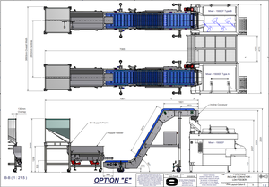 ناقل منحدر مخصص حزام ناقل طعام عالي الجودة - Product Image 4