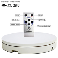 Plateau tournant-BKL, support de présentation rotatif pour mannequin, plateau tournant électrique à 360 degrés avec télécommande et numérisation du corps