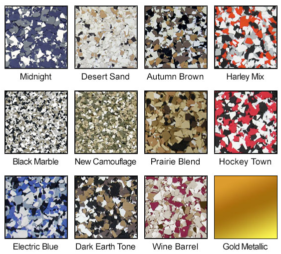 VINYL CHIPS FLAKES for EPOXY FLOORS Colorful Durable