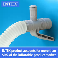 Intex 28158 15FT x 33IN piscine en PVC hors sol 15ft x 33in combinaison gonflable ronde simple pour usage domestique ou résidentiel
