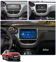 Autoradio GPS Android 12 pour Peugeot 2008 208 Série 2012-2018 Stéréo Navigation GPS Multimédia Vidéo Carplay DVD