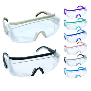 عدسات حماية المريض للجراحة المخصصة نظارات طبية Ansi Z87.1 أزياء مضادة للضباب والغبار نظارات أمان شفافة أنيقة - Product Image 1