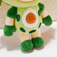Boîtes mystères de jouets en peluche personnalisés avec visage en silicone, poupées avocat en peluche, fabricant sans MOQ, jouet doux personnalisé