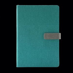 Black Wholesale Business Gift Stationery Luxury Pu Leather Material Cover Leather Magnetic Buckle Notebook for <b>Boys</b> - Product Image 1