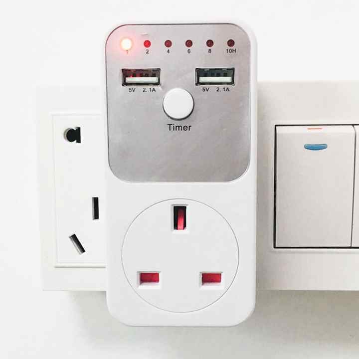 USB Countdown Timer Smart Zeit einstellungs schalter Timer-Steuer buchse Smart Home Wandt isch USB-Ladegerät Adapterst ecker Für den Innenbereich
