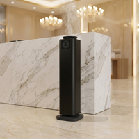 Diffuseur d'huiles essentielles intelligent en métal 2026 en gros, tours d'aromathérapie électriques, diffuseur d'arômes avec contrôle par application pour usage hôtelier