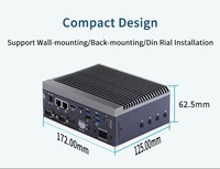 PC Industrial DIO sin Ventilador, Intel J3455, 8GB LPDDR4, LAN 2.5GbE, 2x CANBus, 4DI, 4DO, 4G, 5G LTE, Computadora Gateway IoT