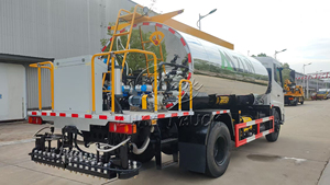รถบรรทุกจ่ายยางมะตอยสำหรับงานก่อสร้างทางหลวง DONGFENG 10M3 เครื่องพ่นบิทูเมนสำหรับงานเคลือบพื้นผิวถนนแบบ Prime Coat, Tack Coat และ Seal Coat - Product Image 6