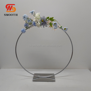 Soporte Circular para Flores de Alta Calidad, Dorado y Plateado, Centro de Mesa para Decoración de Bodas - Product Image 3