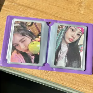 Cute Cover Plastic 3 Inch Mini Evo Photo Album Photocard Holder Kpop Small Photo Card Book
