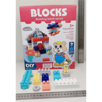 192 pièces de jouets de construction en plastique DIY, puzzles éducatifs précoces, blocs de construction, jouets en briques pour enfants