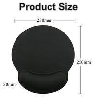 Tapis de souris en silicone antidérapant avec support personnalisé de conception OEM Tapis de souris en gel