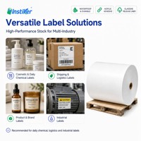 Rouleau Jumbo en PP Blanc Mat Autocollant pour Impression Offset