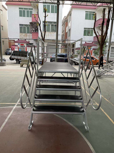 휴대용 맞춤형 무대 연단 쉽게 설치 알루미늄 프레임 높이 조정 가능한 무대/연단 콘서트 무대 플랫폼 - Product Image 4