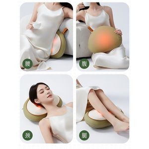 Coussin de massage pétrissant rechargeable par USB pour le cou, la taille, le dos, les jambes, avec fonction de minuterie - Product Image 1