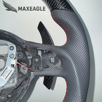 Volant en cuir personnalisé de haute qualité avec fibre de carbone adapté à Audi TTS R8 TT S3 MK2 MK3 A3 A4 A5 A6 A7 A8 Q3 Q5