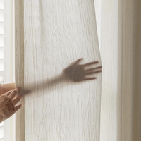 Cortinas Opacas Térmicas Aislantes de Lujo para Sala de Estar, 70% Poliéster, 30% Lino, al por Mayor