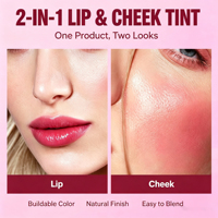 Teinte à lèvres liquide minérale végétalienne longue tenue, haute pigmentation, imperméable, maquillage des lèvres, marque privée, faible MOQ, en stock – Meilleures ventes