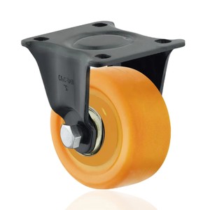 Roue de frein orange minuscule non marquante <span class=keywords><strong>Roulettes</strong></span> pivotantes à usage léger - Product Image 2