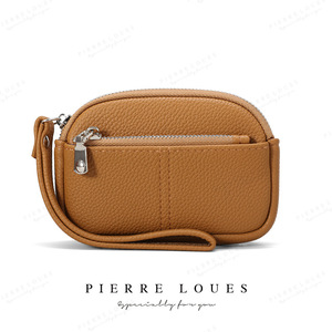 Monedero Pequeño Pierre Loues 3 en 1 de Color Sólido, Multifuncional, para Mujer, Uso Diario - Product Image 3
