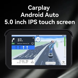 หน้าจอ GPS กันน้ำขนาด 5 นิ้ว พร้อมกล้องหน้าและกล้องหลัง ดีไซน์ใหม่สำหรับรถจักรยานยนต์ M450A/B หน้าจอ GPS สำหรับมอเตอร์ไซค์ขนาด 5 นิ้ว - Product Image 1