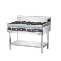 Cuisinière à gaz en fonte robuste pour la cuisine en plein air, appareil en acier inoxydable, cuisinières à gaz commerciales