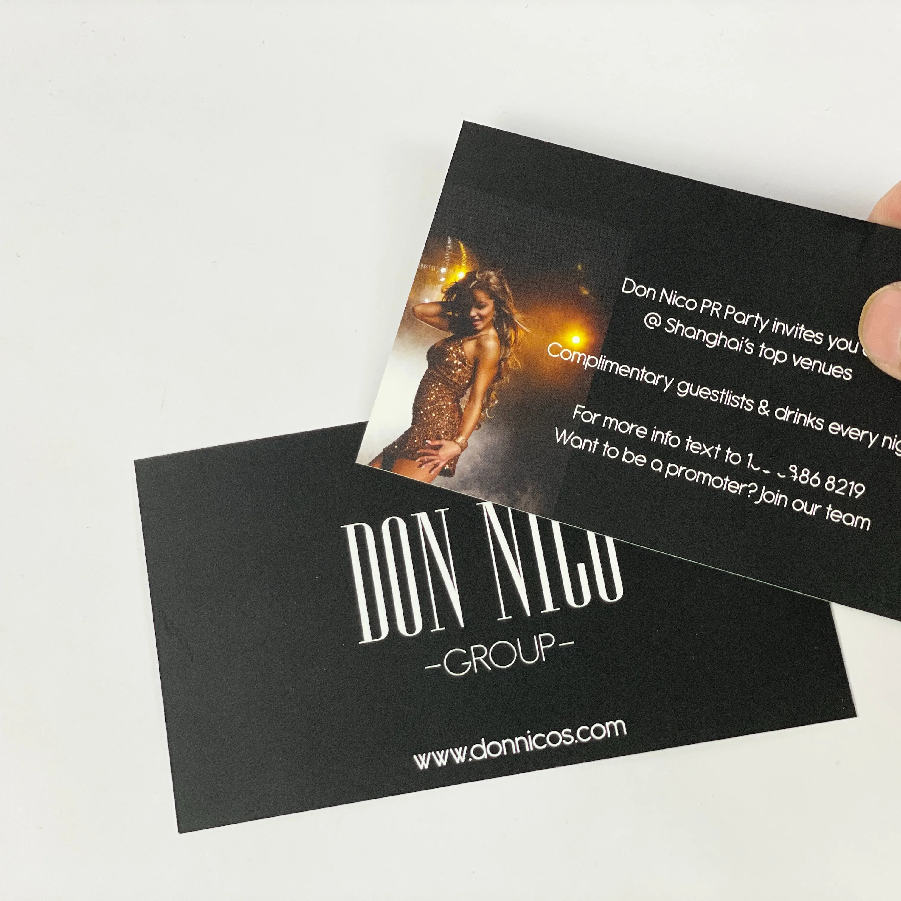 Personalizado popular bar festa flyer inserir cartão thankyou cartão flyer impressão serviço impressão cartão postal
