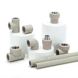 20-110mm Pipe PPR Fittings Injection Plumbing Materials PN25 Water PPR Fittings Elbow Tee