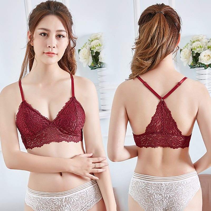 Women's Erotic Sexy Lingerie Set Wholesale Underwear Bra PANTIES with Lace Decoration Convertible Design Dropshipping