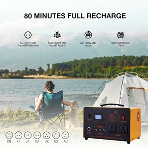 Station <span class=keywords><strong>d</strong></span>'alimentation portable 500W à <span class=keywords><strong>prix</strong></span> avantageux, <span class=keywords><strong>batterie</strong></span> LFP 335Wh, générateur solaire haute capacité, alimentation <span class=keywords><strong>de</strong></span> secours pour extérieur, entreprise, voiture - Product Image 5