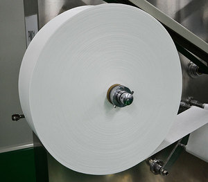 Không dệt spunlace vải nhà máy ở Sơn Đông sản xuất Rayon Pet spunlace vải không dệt được sử dụng cho khăn ăn ướt chất liệu - Product Image 1