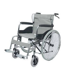 Silla de ruedas manual plegable para discapacitados, scooter para ancianos con respaldo, equipo de rehabilitación. - Product Image 1