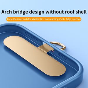 Cordon universel pour téléphone avec patch en acier inoxydable et anneau en D, attache de sécurité pour téléphone portable en forme de corde, clip métallique pour téléphone - Product Image 2