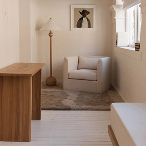 Minimalist Robbie Wood Floor <b>Lamp</b> Led Light Home Living Room Bedroom <b>Study</b> Villa Soft Furnishings Showroom Lighting - Product Image 5
