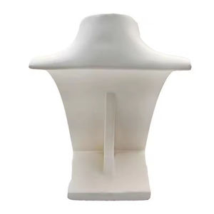 Présentoir de Luxe pour Bijoux en Résine et Microfibre/Cuir – Buste Mannequin pour Colliers et Bijoux - Product Image 6