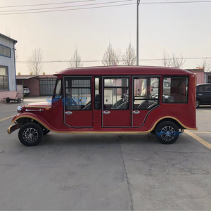 Offre à Durée Limitée : Voiture Électrique Rétro Rouge à Portes Fermées, Silencieuse et Élégante pour Visites Touristiques - Product Image 2