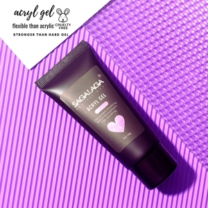 30g Benutzer definiertes Logo Poly Extension Gel Nagel Poly Nail Gel <span class=keywords><strong>Builder</strong></span> nackt rosa weiß Farben Nail Art Tools - Product Image 1