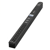 PDU intelligent industriel 80A triphasé 415V 240V C19 12 prises avec disjoncteur magnétique hydraulique, IPDU mesuré et commuté pour serveur HPC AI GPU