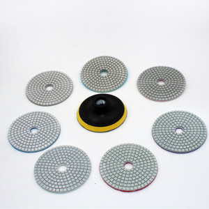 OEM Diamond <b>Polishing</b> <b>Pads</b> for Car Bodies Grit 220-3000 Disc Shape Medium Abrasive Grade - Product Image 2