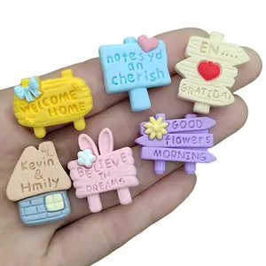 Kawaii Cartoon Alphabet Letter Sign Charms Diy Earrings Bracelet Necklace Pendant Jewelry Making For Phone Case Decoration