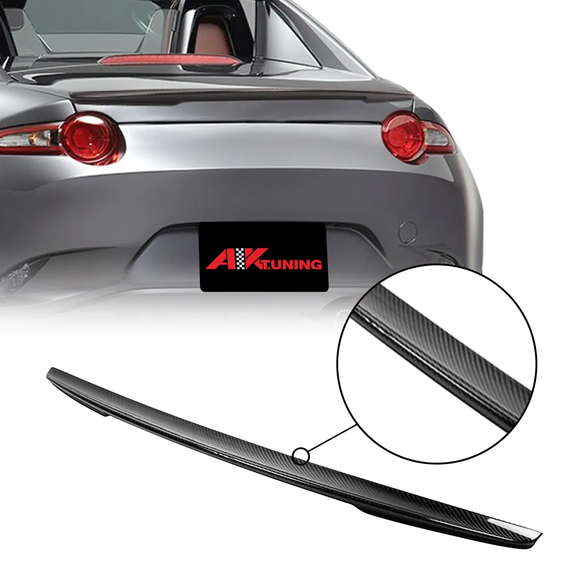 Carbon Heckspoiler Lippen schutz Für Mazda MX5 ND Miata Bodykit 2016-2020 Kofferraums poiler flügel