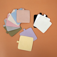 Étui de téléphone portefeuille en microfibre avec technologie d'impression magnétique velours perlé 6x6cm, étui pour cartes de crédit, emballage pour bijoux