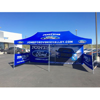 Tente pop-up de plage pliante commerciale imprimée de logo personnalisé de 10 pi x 10 bannière personnalisée de classe pour événement de plage tente pop-up portable