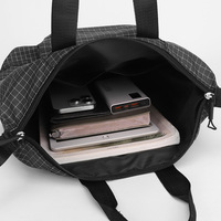 Sac à dos convertible Ripstop avec poche zippée cachée, organisation multi-couches, bretelles doubles rembourrées, pour les trajets quotidiens, les voyages et la salle de sport